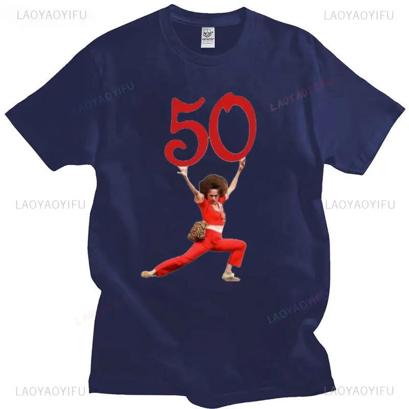 Funny Meme Streetwear Tshirt I'm 50 and I Like To Kick Sally O'Malley Is 50 Shirt 50th Birthday Gift Casual Cotton Tee Tops