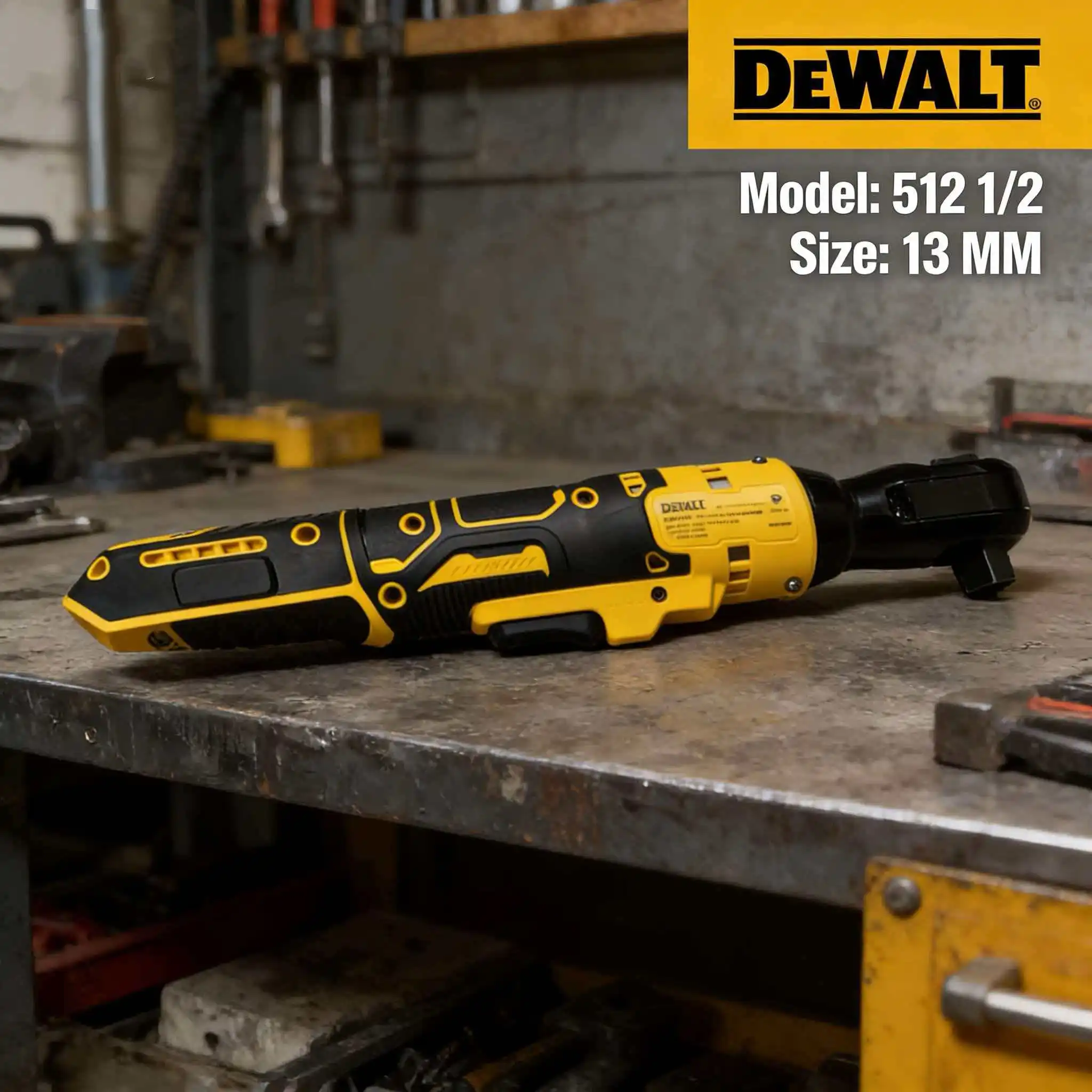 

Аккумуляторный угловой гайковерт DEWALT DCF512 с регулируемой скоростью, бесщеточным двигателем, LED-подсветкой и питанием от аккумулятора