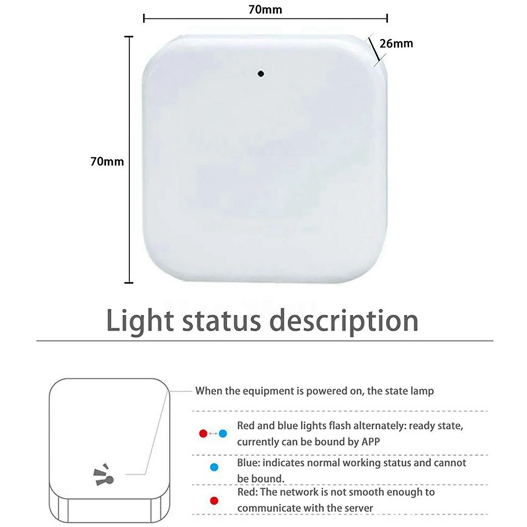 AS95-2X Bluetooth Wifi Gateway Password di impronte digitali Serratura elettronica intelligente Home Bridge Ttlock App Control Gateway Hub