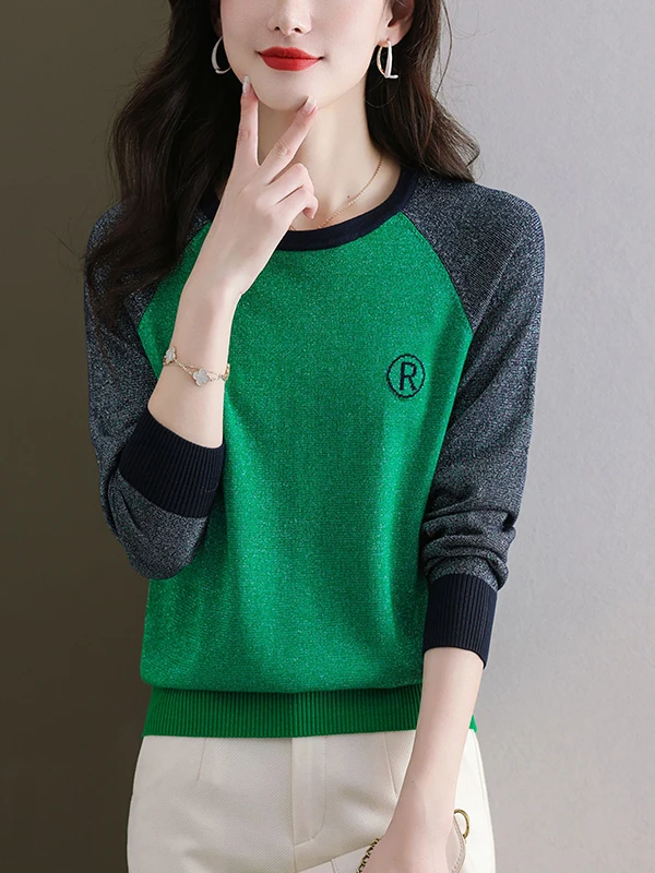 Faionable Long Sve gebreide top damesbasislaag Kleur Blo High End Europese Sle Guangzhou Dertiende Fac