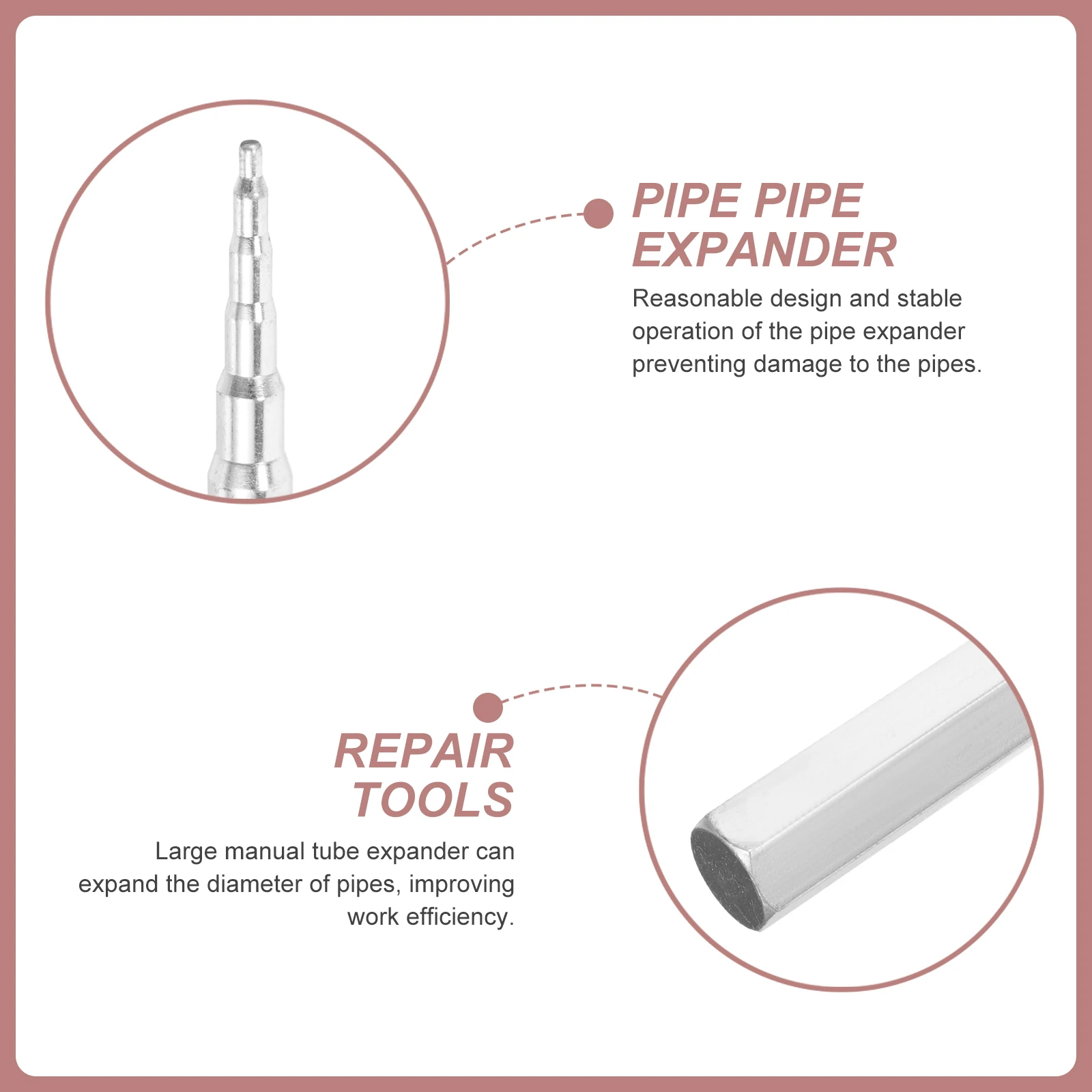 

Manual Tube Expander Copper Pipe Tool for Air Condition Line Flaring Swaging Large Hand Tool Efficient Durable Steel Repair