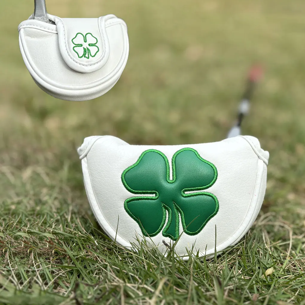 Комплект изящных кожаных головных уборов для гольфа для защиты клюшки, прочная кожа для гольф-клуба типа + 4