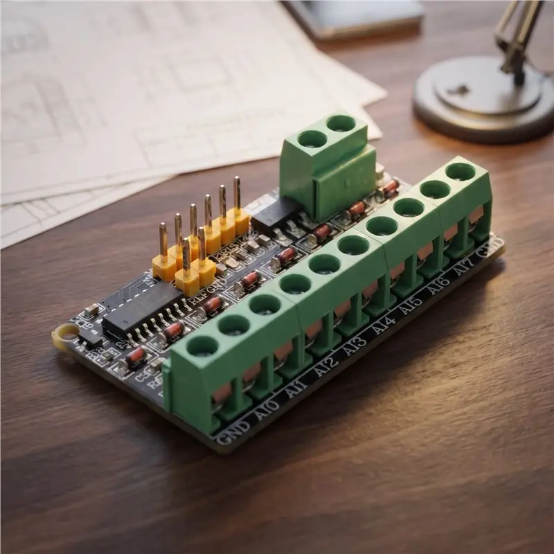 MCP3208 8-Channel 12-Bit ADC Module For Arduino PLC MCP3208 ADC Module