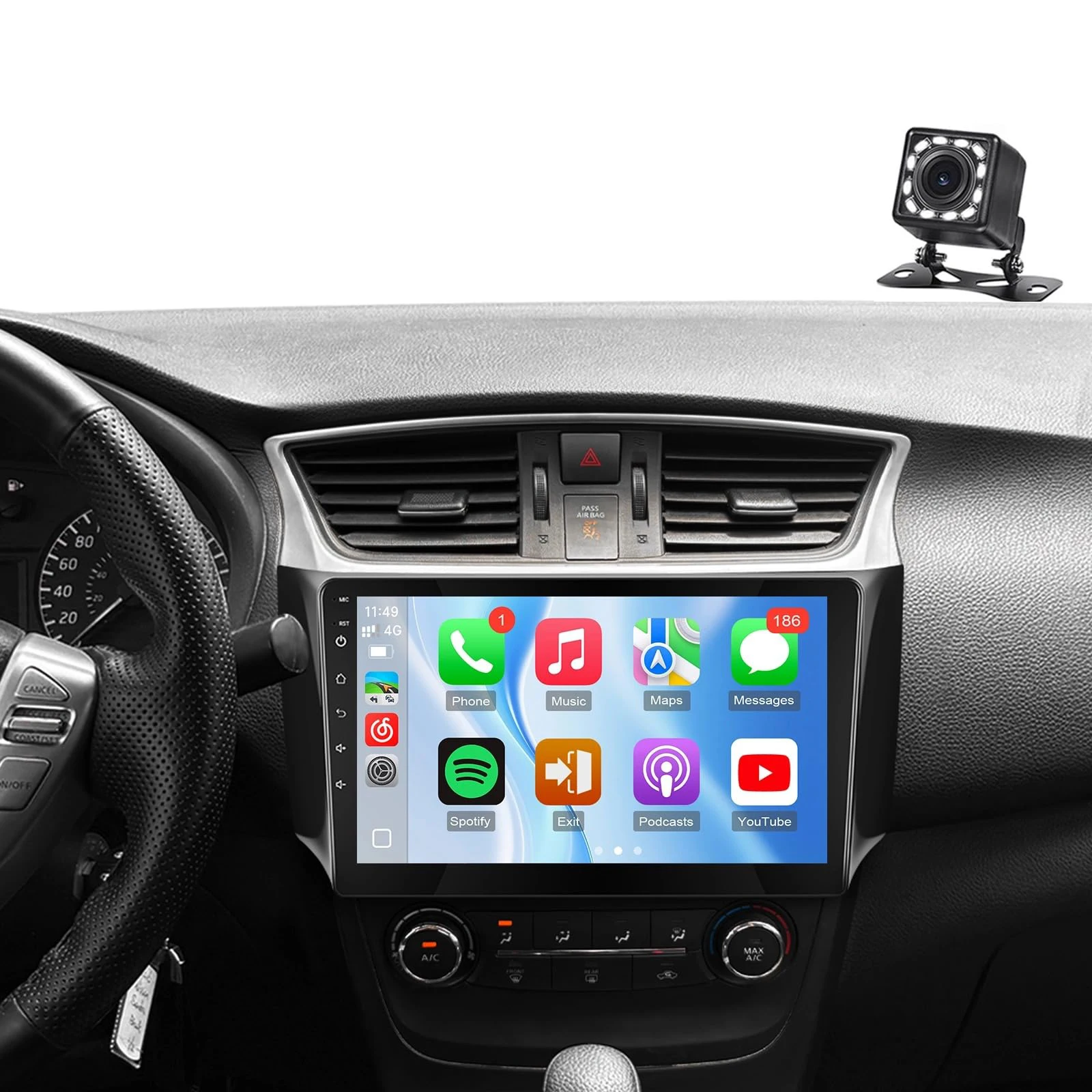Car Stereo for Nissan Sentra 2013 2014 2015 2016 2017 Carplay Radio Linux 10.1 