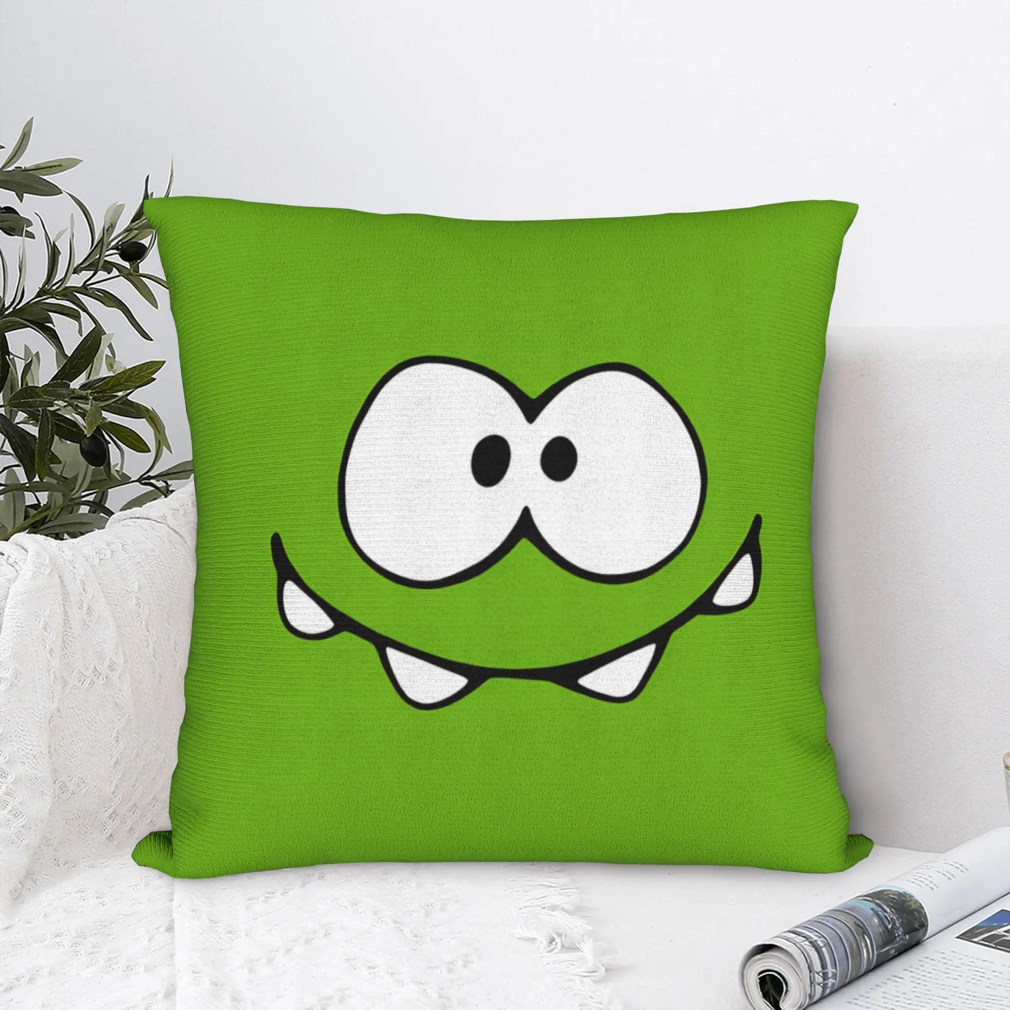 An Angry Face Funny Meme Pillow Cover  Soft Cushion Cover Morden Pillow Case For Sofa Couch Bed Living Room