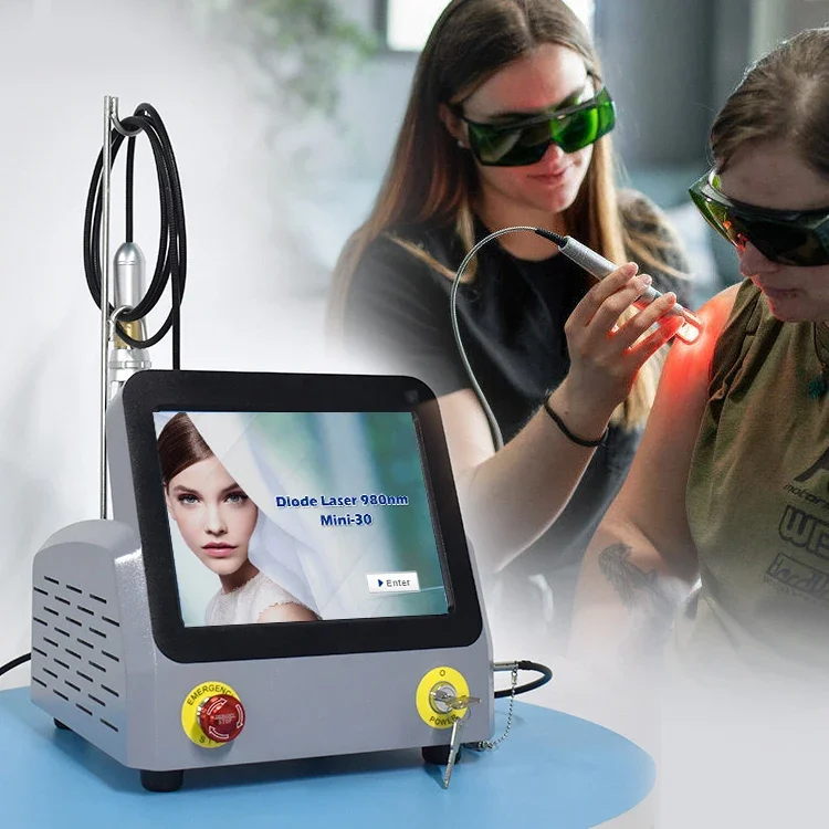 High power class 4 laser therapy 980nm physiotherapy device