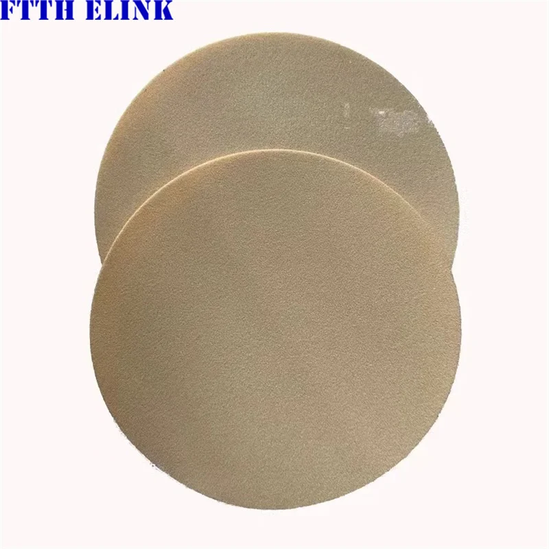 

Optical Fiber Abrasive Flannelette for Polishing,MPO Jumper,Grinding Drop Wire,Four Corners, DEMAI Machine Pressure, 5PCs, 127mm