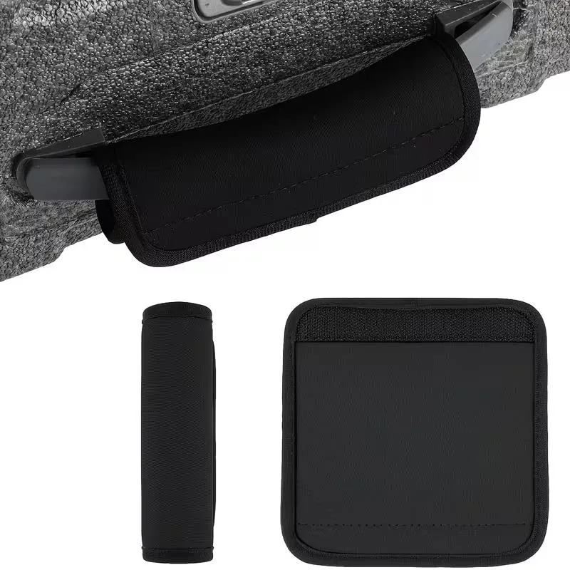 

2/5pcs Black Luggage Handle Covers – Soft & Comfortable Protectors for Suitcases, Carry-On, Travel
