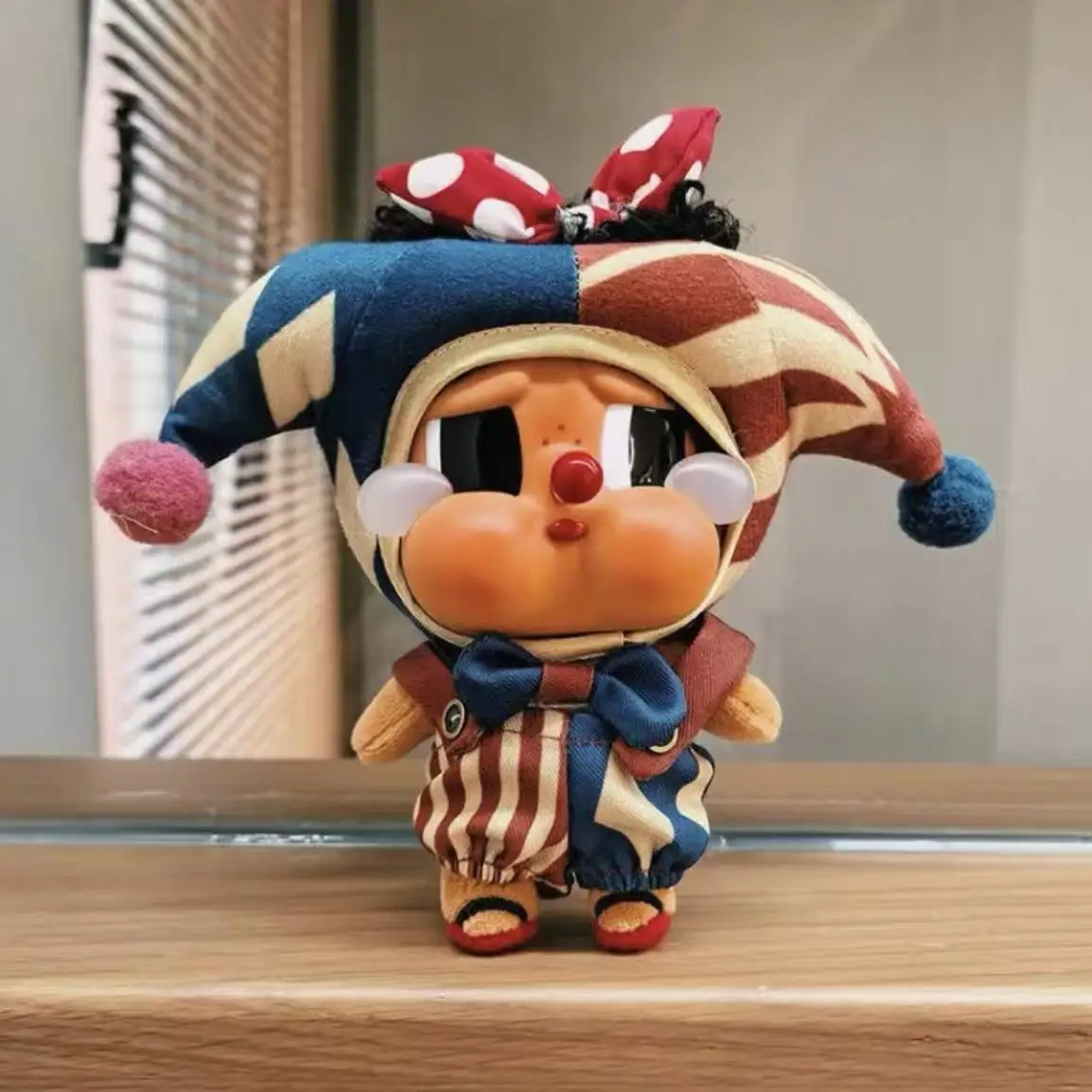 مجموعة أزياء لـ Labubu 3.0 Pin لدمية الحب إكسسوارات الملابس لـ 17 سنتيمتر Labubu Halloween Why ملابس خطيرة جدًا مهرج السيرك