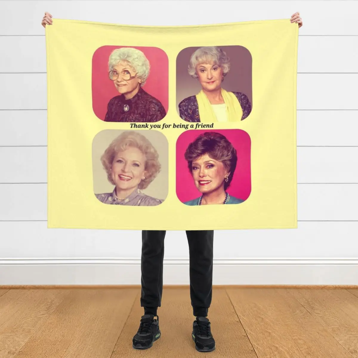 

Stay Golden, Girls Throw Blanket Comforter Winter beds warm for winter Designers Blankets