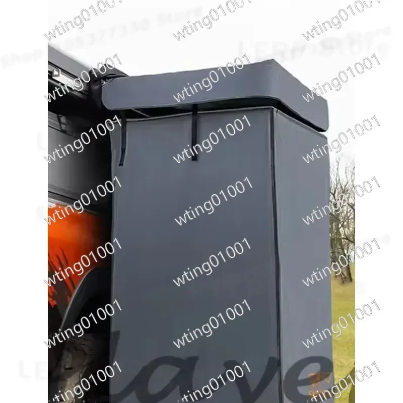 for Car Side Shower Tent Portable Foldable Camping Awning with Built-in LED Light Privacy Bath Toilet Shelter Lightweight