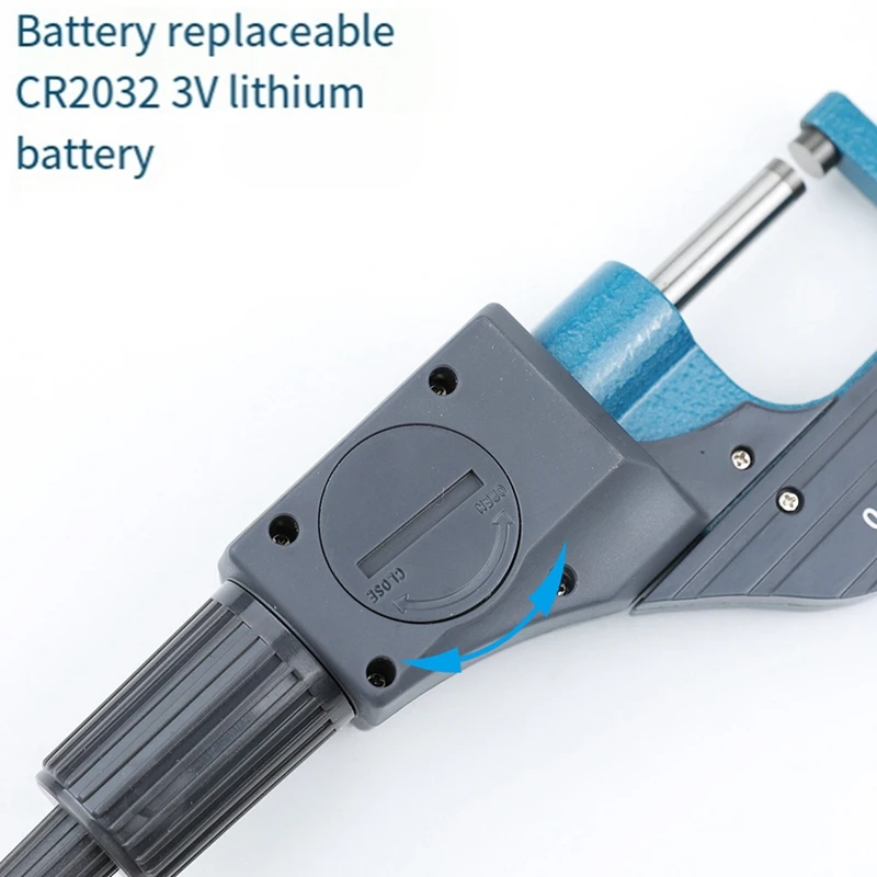 Digital Micrometer, Professional Inch/Metric Measuring Tools 0.00005Inch/0.001Mm Resolution Thickness Gauge