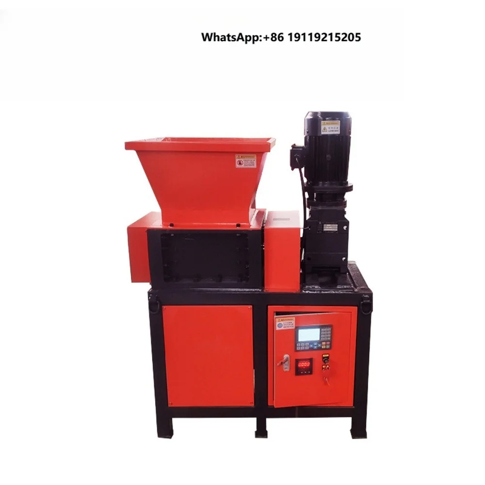 Small Wood Palm Leaf Shredder Equipment Mini Banana Tree Branch Leaves Chipper Home Electric Garden Waste Mulcher Shredder