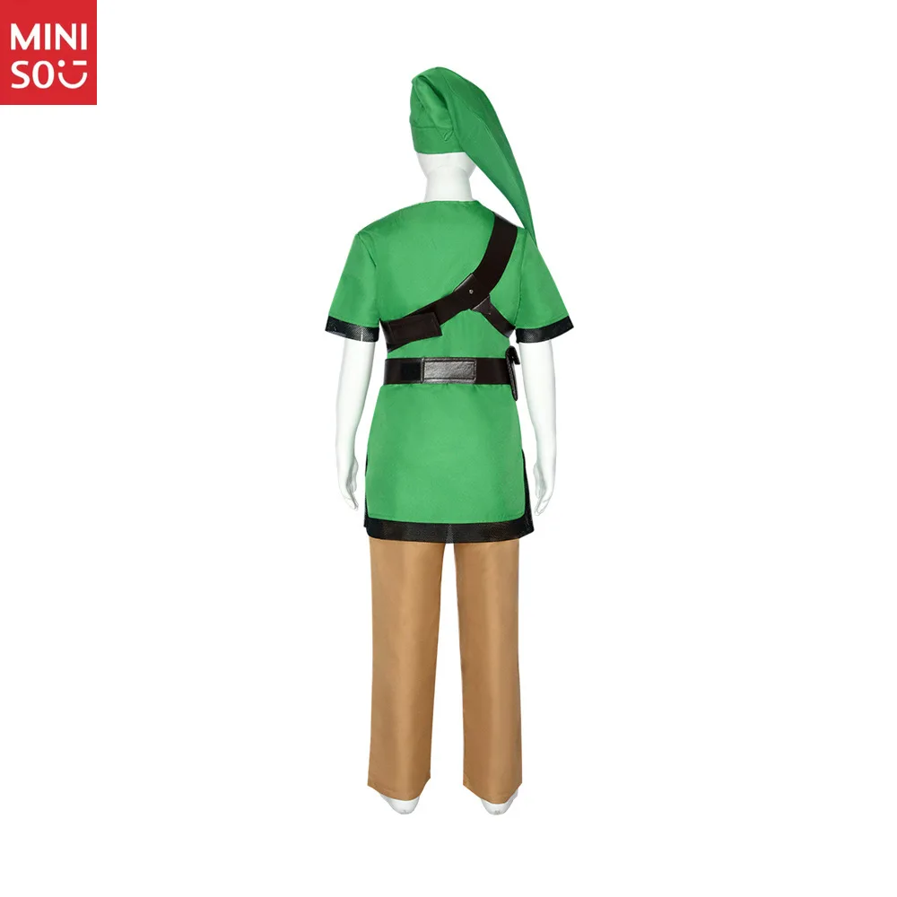 Miniso Zelda Skyward Sword Cosplay، مجموعة تونيك نفس لعبة الارتباط