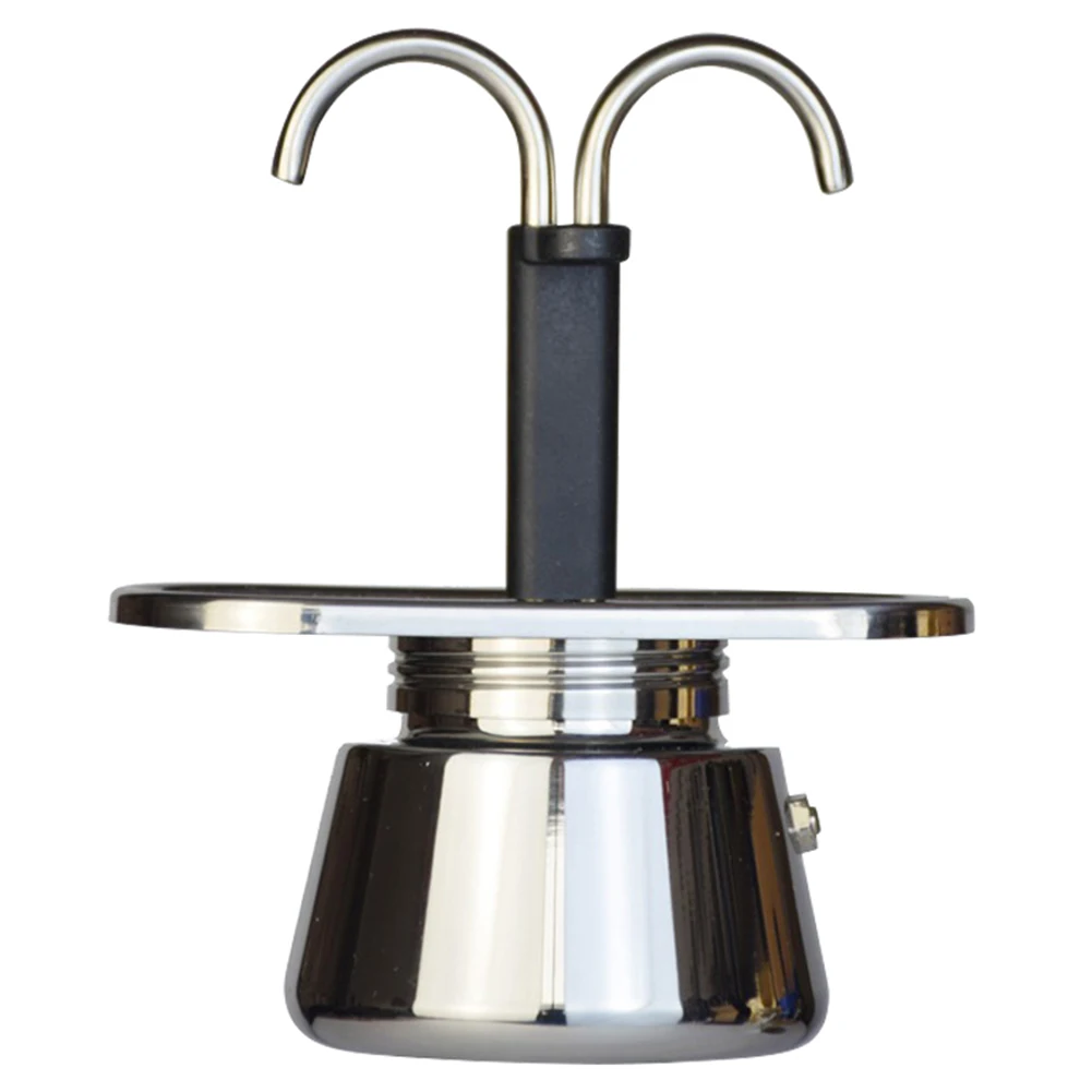 وعاء موكا أنبوب واحد/مزدوج سهل التشغيل وعاء تنظيف سريع 304 إبريق قهوة من الفولاذ المقاوم للصدأ صانع الاسبريسو هدية للرجال والنساء #6