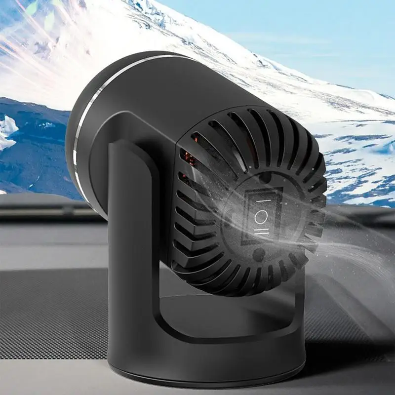 Electric Car Heater Portable 12V 2 In1 Portable Heater Heating & Cool Fan Defroster Demister For SUV Car Truck Home Office