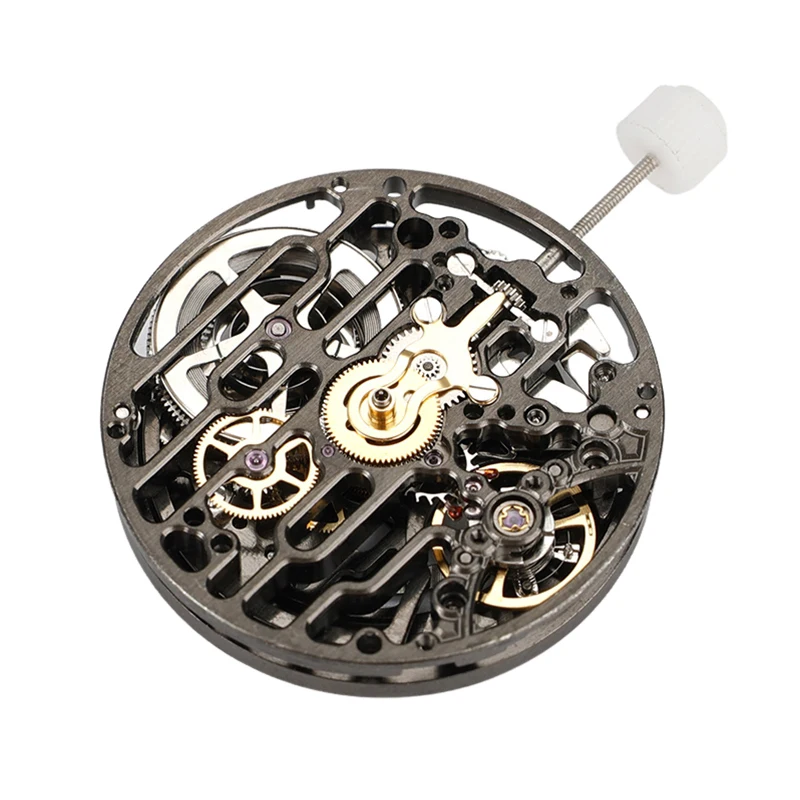 هانغتشو 7500 حركة أوتوماتيكية ميكانيكية 75 ساعة عمر البطارية 28800 تردد أسود أبيض لصانع الساعات