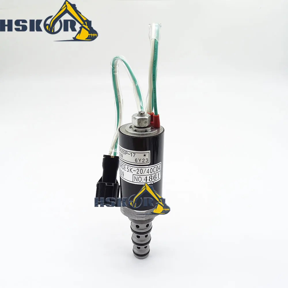 

KDRDE5K-20/40C04-109 SKX5P-17-209 Solenoid Valve FITS Volvo Excavator EC140B EC210B EC240B EC290B EC360B High quality