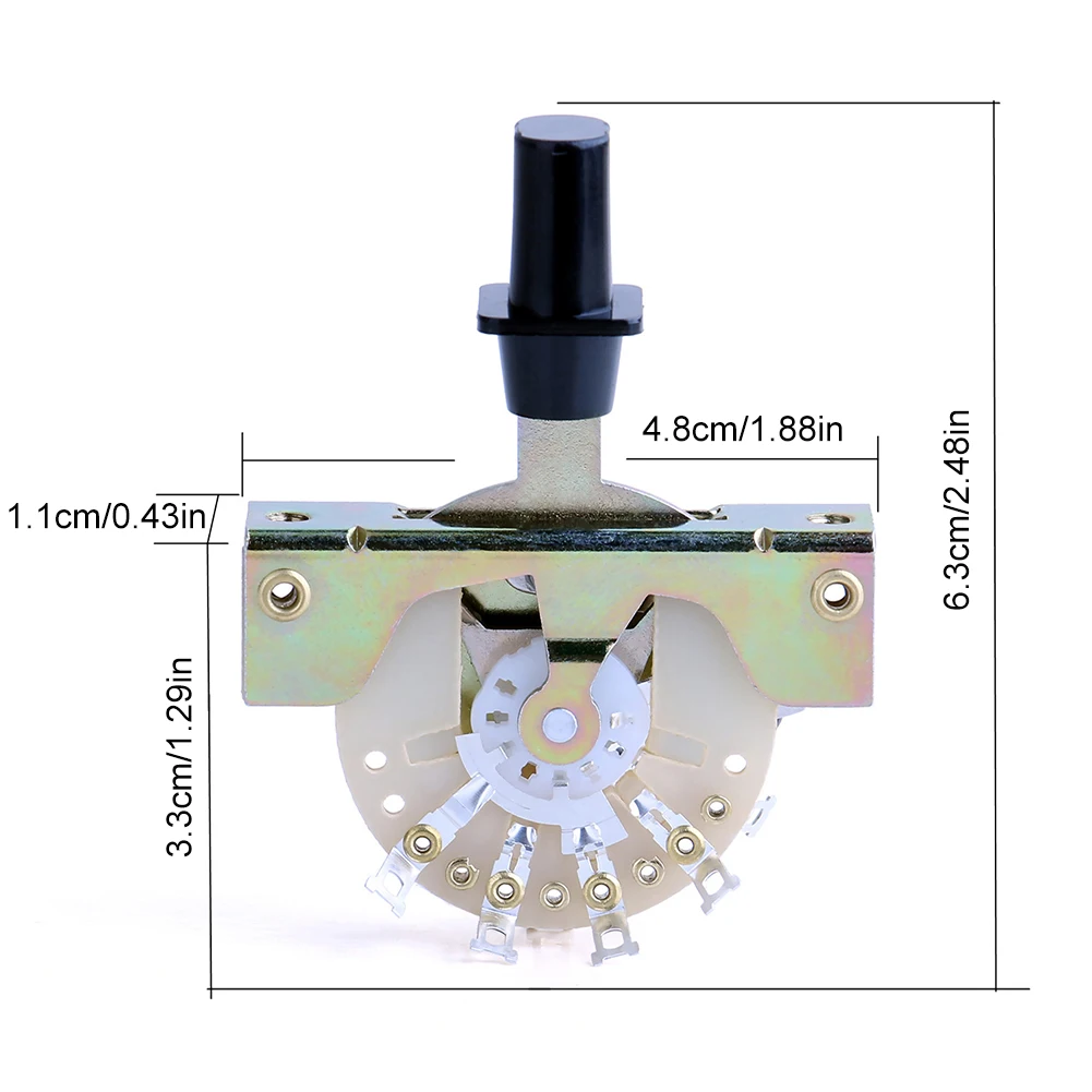 3-позиционный переключатель звукоснимателей с винтами, переключатель для электрогитары, переключатель звукоснимателя для гитары для замены деталей электрогитары TL