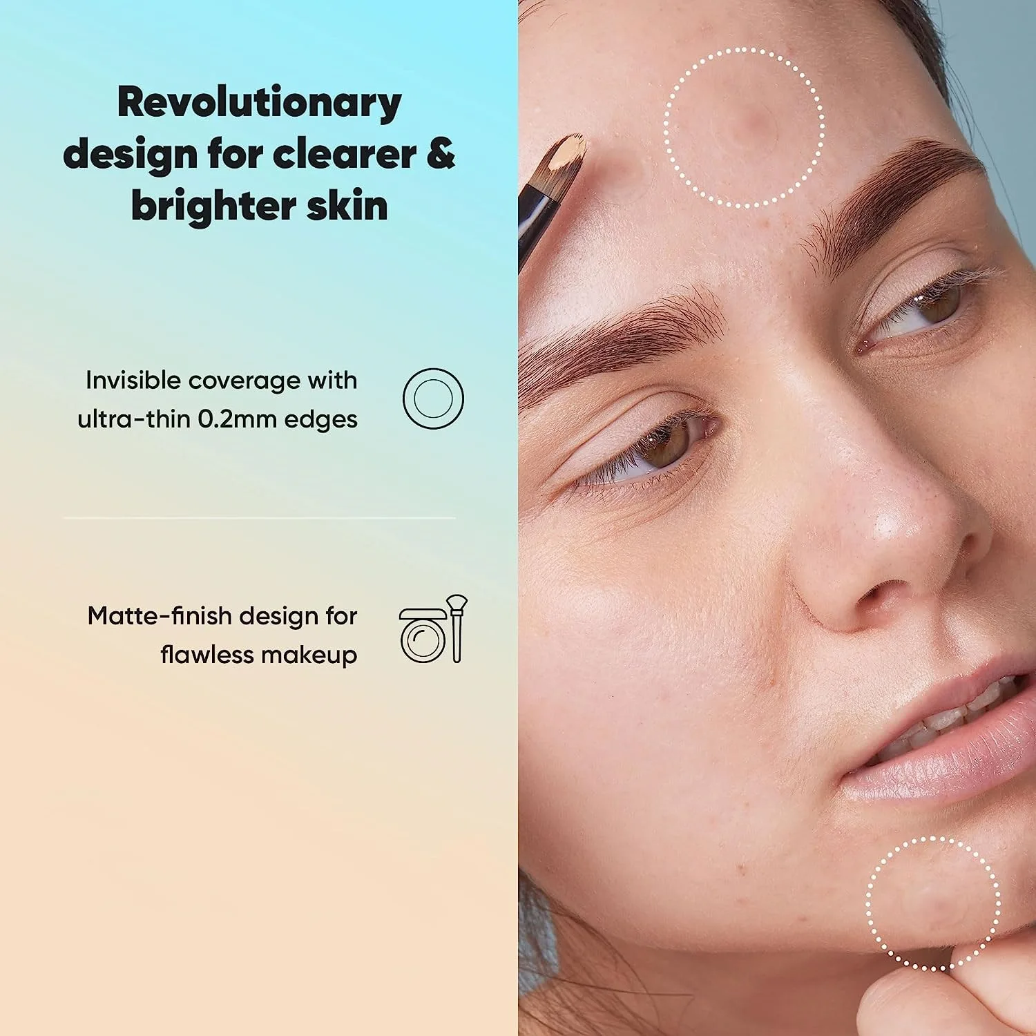 400枚入り/パック 丸型ハイドロコロイドニキビパッチ ニキビやシミを目立たなく隠すためのステッカー