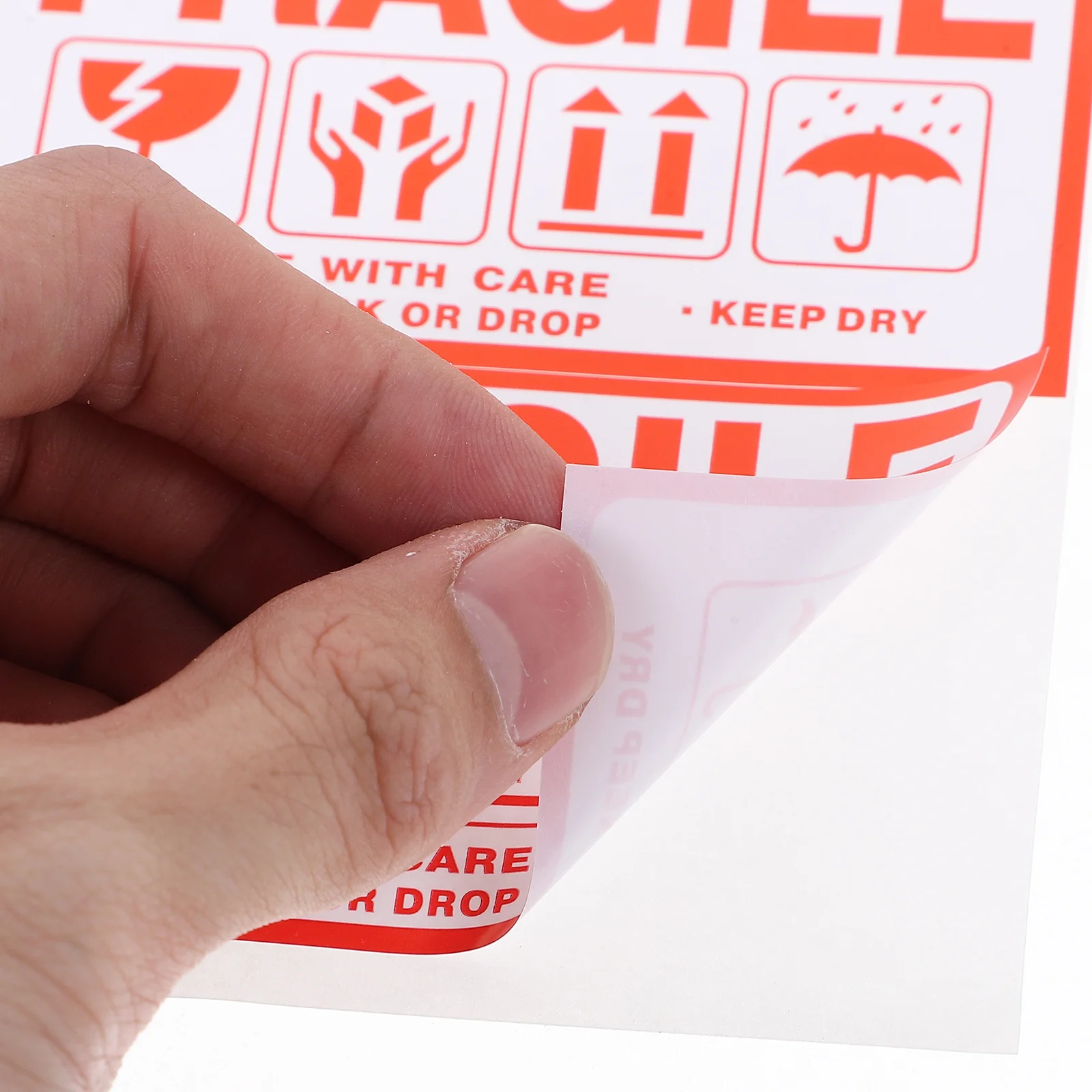 20 Sheets Fragile Warning Labels Self-Adhesive Packing Stickers for Shipping Moving Package Caution Label Supplies