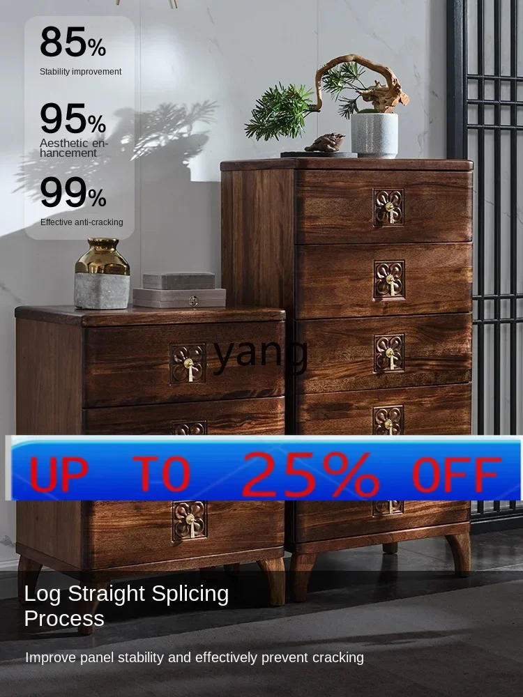 

Lhh solid wood chest, bedroom living room TV cabinet next to drawer cabinet