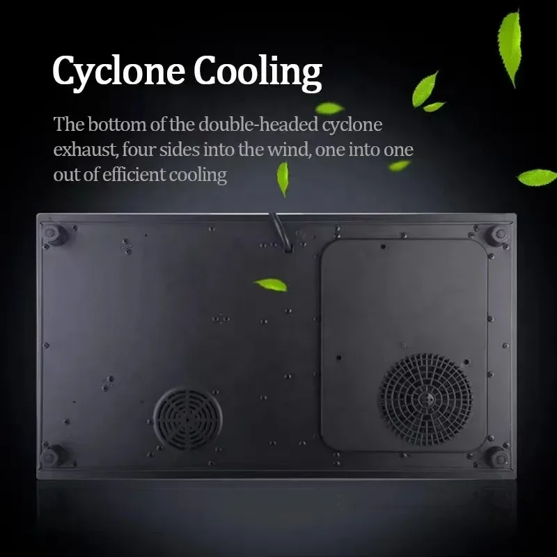 110 فولت/220 فولت التجارية 2 لوحات ساخنة موقد كهربائي التعريفي المواقد مزدوجة التعريفي كوكتوب شاشة تعمل باللمس موقد غاز #5