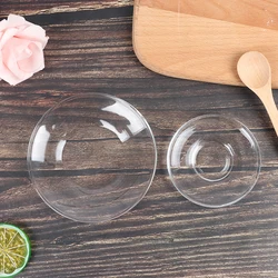 High Quality  Kinds Heat Resistant Clear Glass Saucer for Tea Coffee Drink Cups Mug - Size S/L