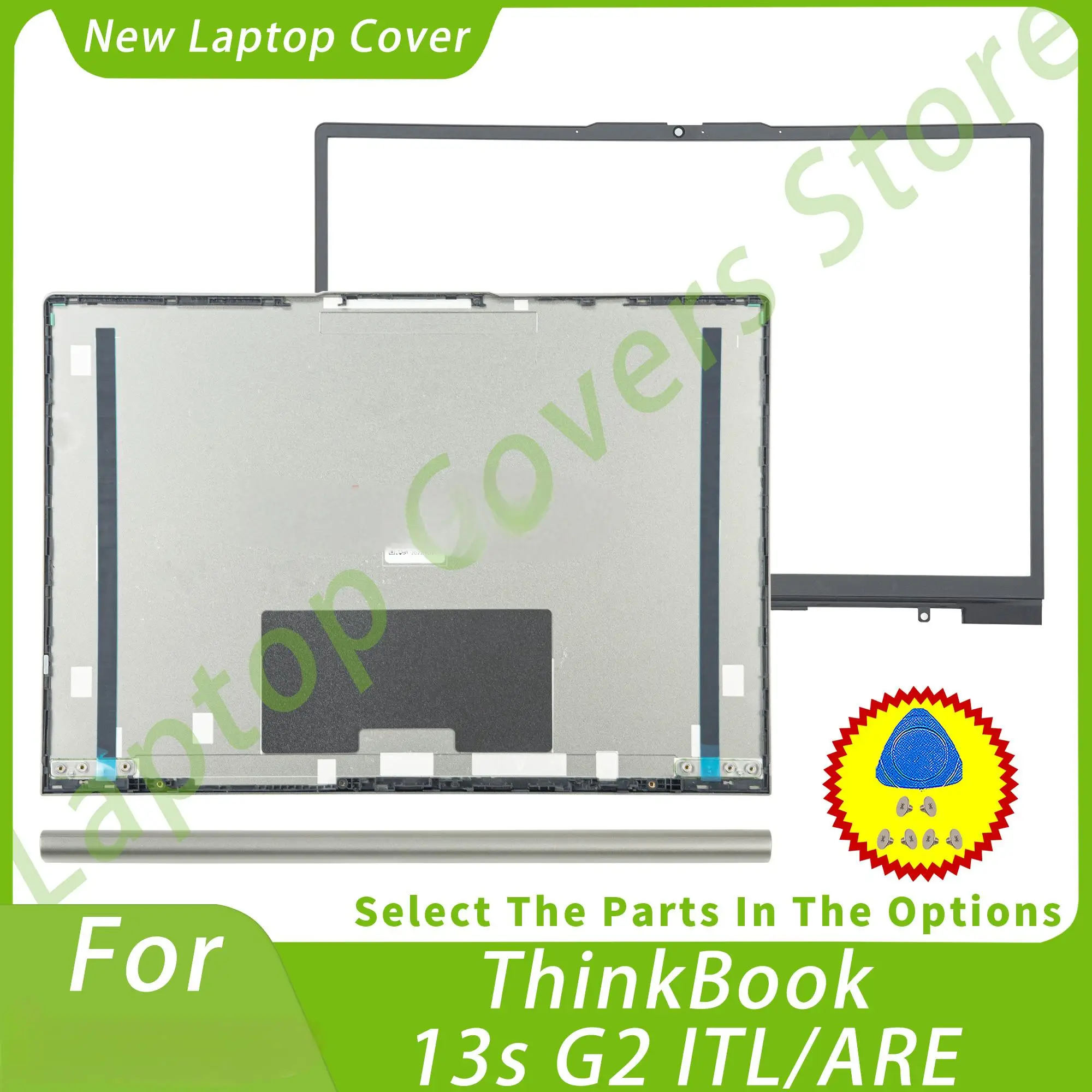 

New Back Cover/bezel/Hingecover For ThinkBook 13s G2 ITL Thinkbook 13s G2-ARE Thinkbook 13s G3 ACN 2021 Parts Replace 13.3inch