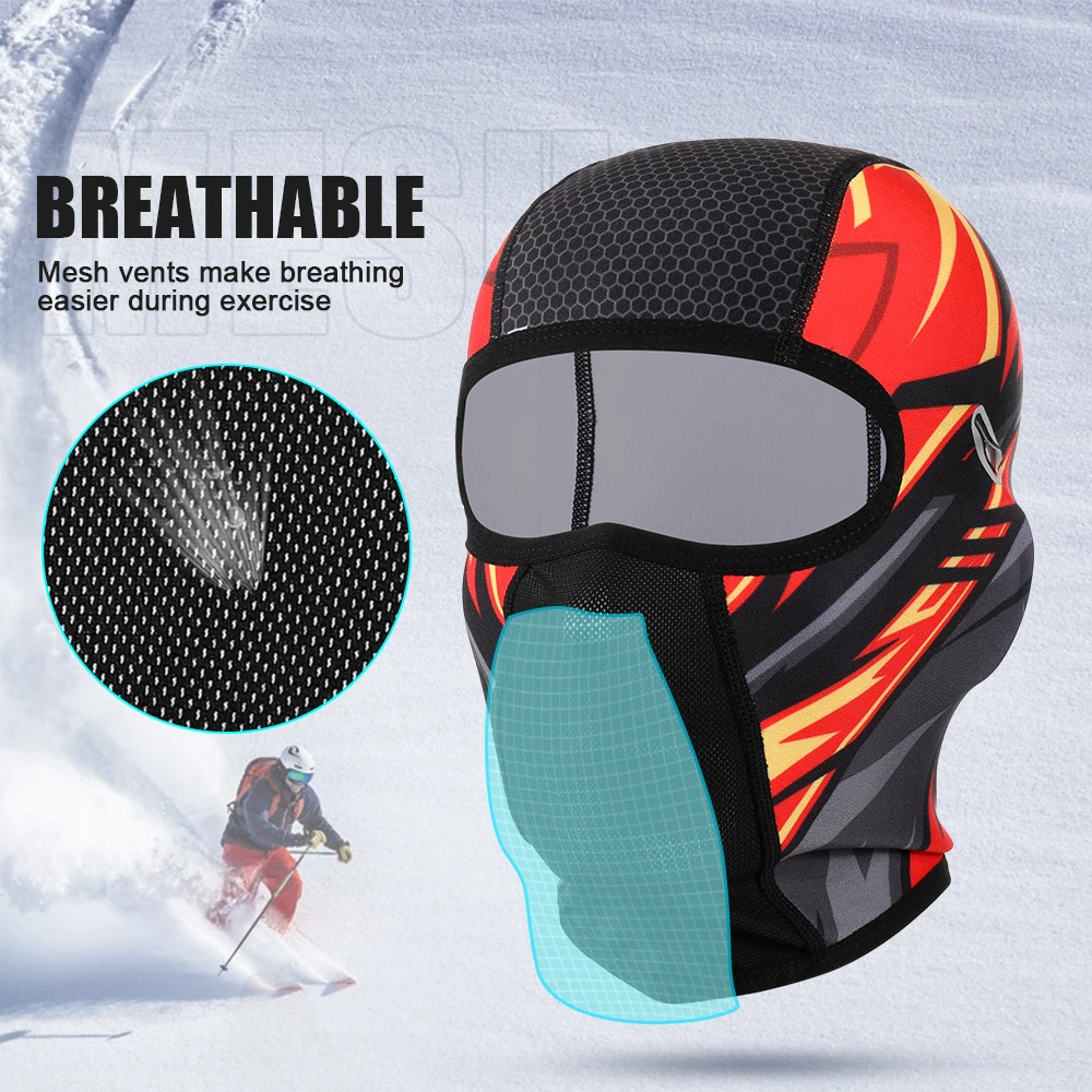 Winter Fleece Balaclava Cycling Full Face Mask Neck Warmer Hiking Skiing Helmet Liner Sports Snowboard Scarf Hood Cap Men Women