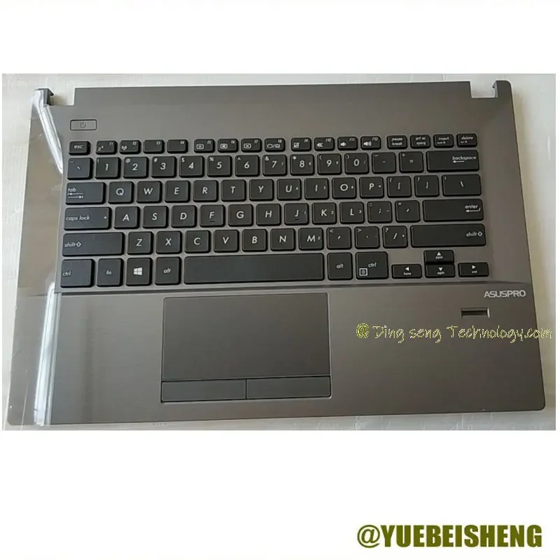 

YUEBEISHENG New For ASUS PRO451L PU450C PRO451 PU450 PU451 PU451J palmrest US keybaord upper cover,Gray color