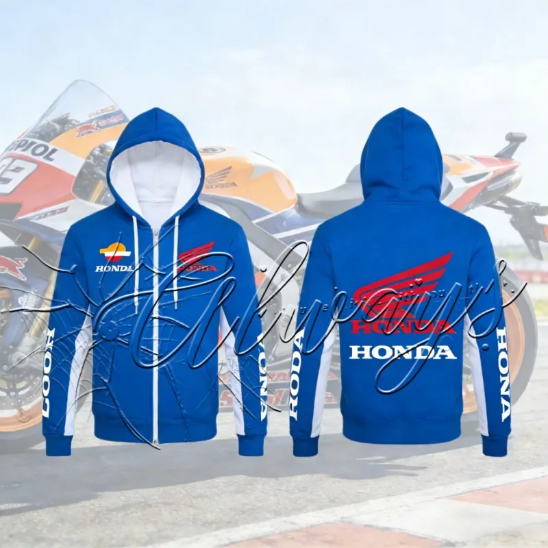 

Новая модная толстовка Honda Racing 2026 для мужчин: для спорта, фитнеса, мотоциклов и активного отдыха на природе, для горных велосипедов и бездорожья