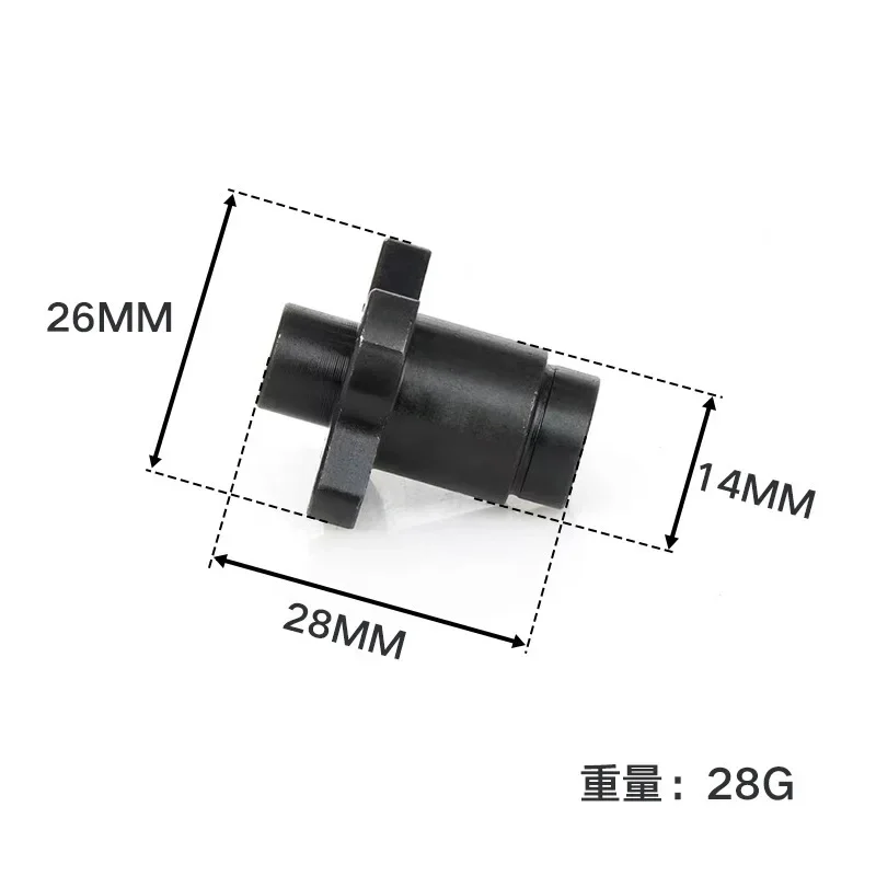 Simulation off-road toy frame reinforced steel axle differential block for Axial RBX10- Ryft RZ003