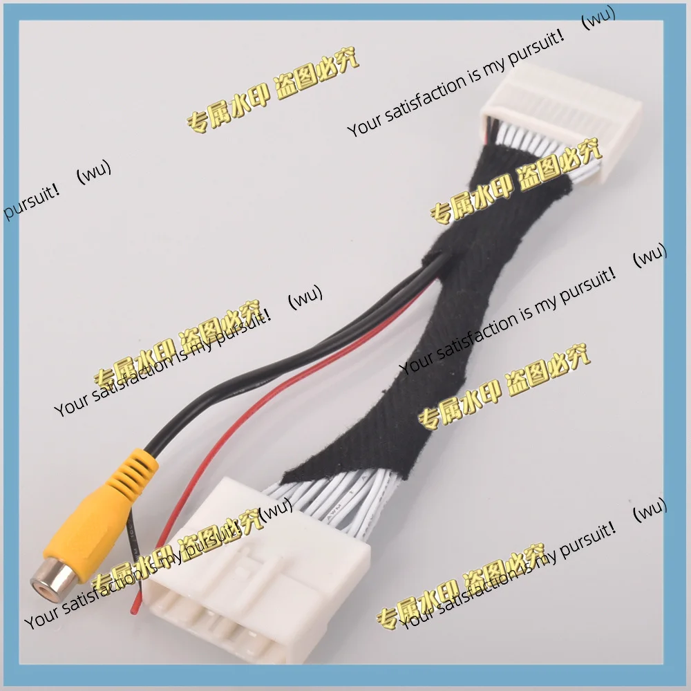 2pcsCar Navigation System Reversing Rear View Camera Adapter Cables Harness For Mazda 2 3 6 CX-5 Demio Axela Roadster MX-5 Miata