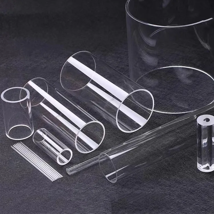 10pcs Quartz Glass Capillary Tube Transparent High Temp Resistant