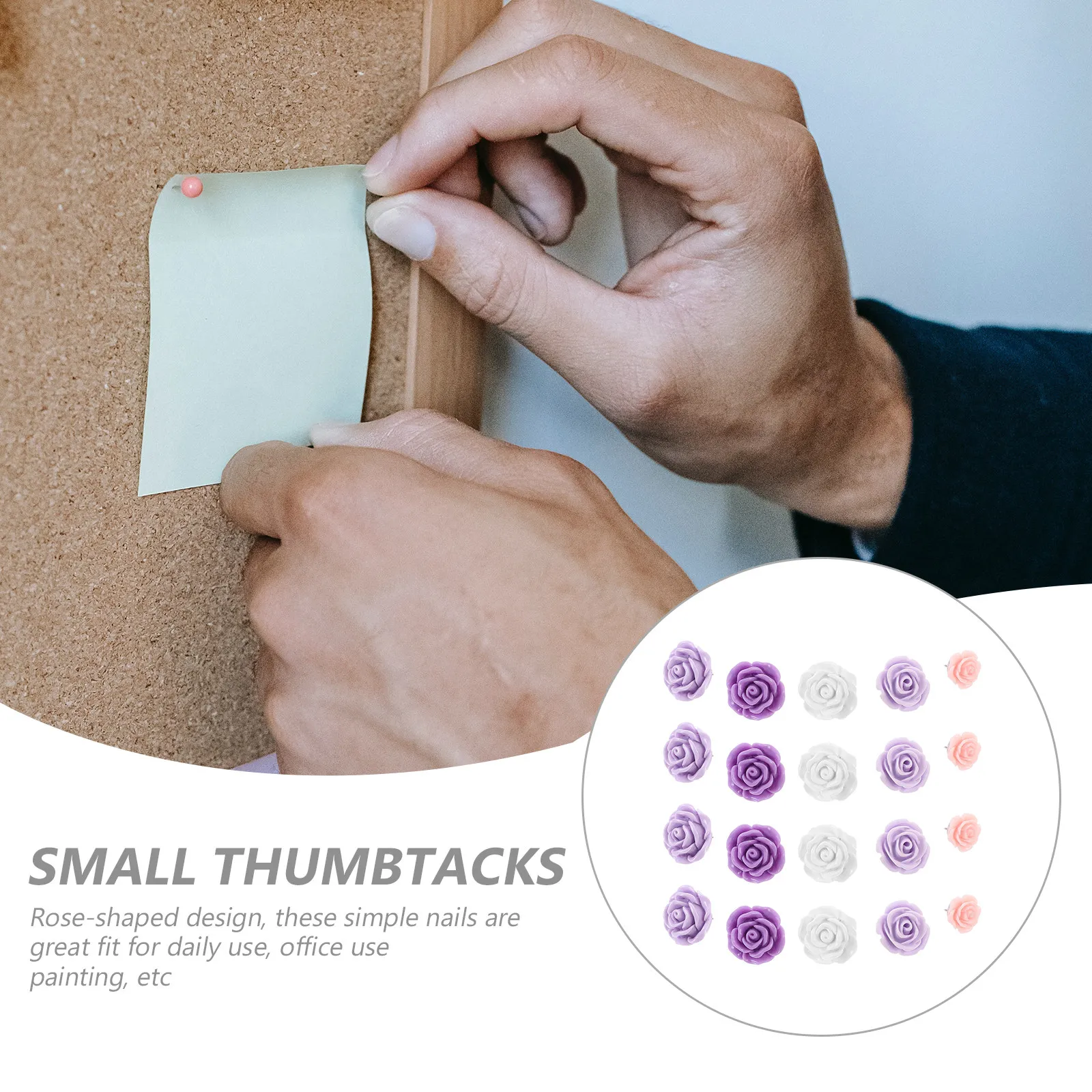 

40 шт. кнопок-гвоздиков в форме розы, компактные кнопки для доски объявлений, декора стен, маркеров для карт, аксессуары для офисного стола, маленькие