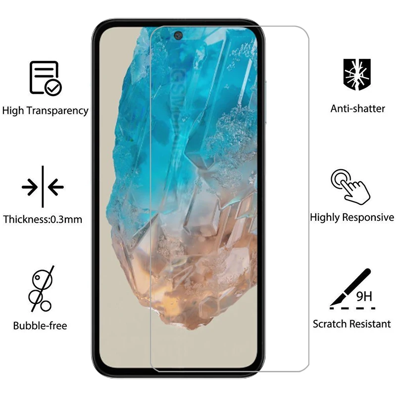 tempered glass for samsung galaxy m35 phone case on samsungm35 galaxym35 m 35 35m n35 5g back cover 360 glaxy galxy m35case cas