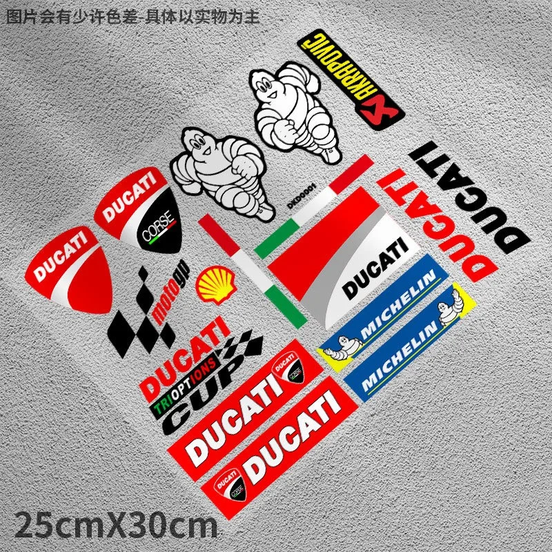ل دوكاتي شعار ملصقات دراجة نارية ل دوكاتي مونستر 950 939 821 SP 1100 696 595 797 دراجة نارية ملصق سيارة الديكور