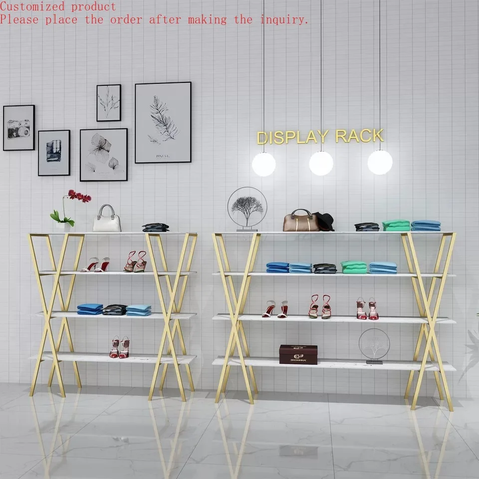 Custom.Custom .Custom.High Quality Handbag Rack Display Store Design Decoration Leather Shoes Display Furniture for Shoe Store