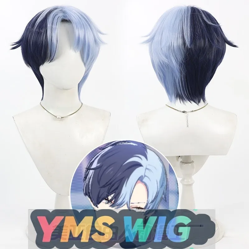 

【YMS WIG】World Plan Colorful Stage Aoyagi Toshiyuki Cosplay Wig Yin Yang Head Hair Top