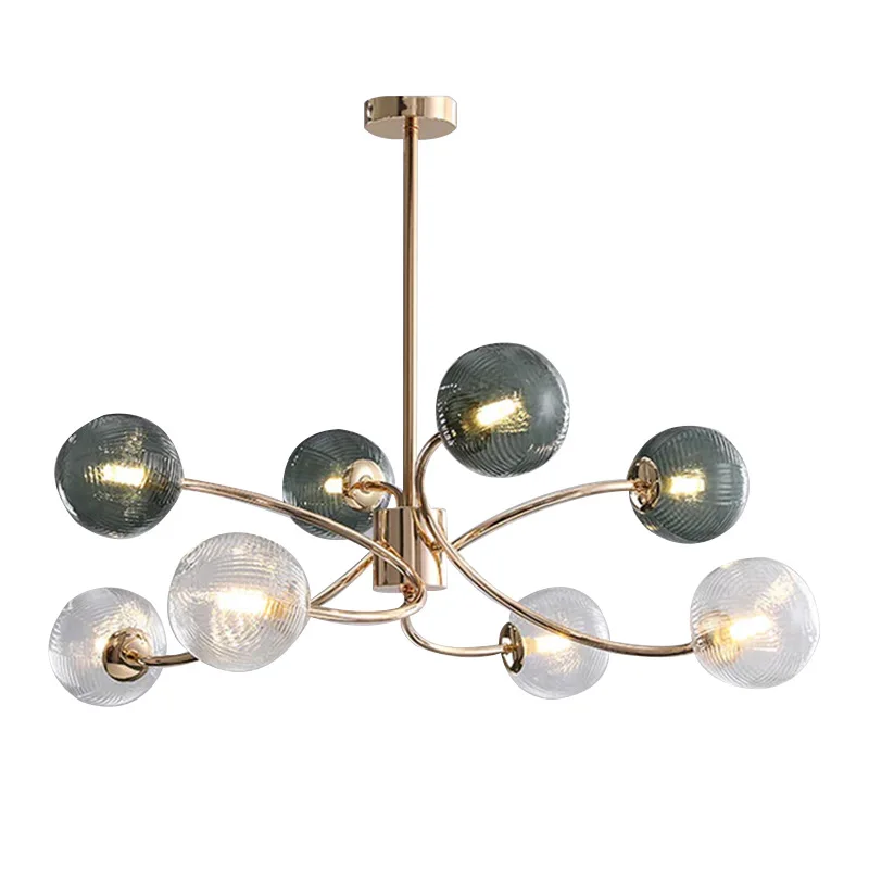 

Chandelier living room light luxury Nordic modern minimalist wabi-sabi