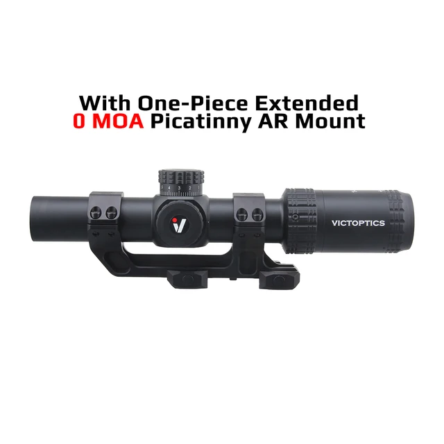 VictOptics S6 1-6x24 SFP Riflescope With Red&Green Illumination