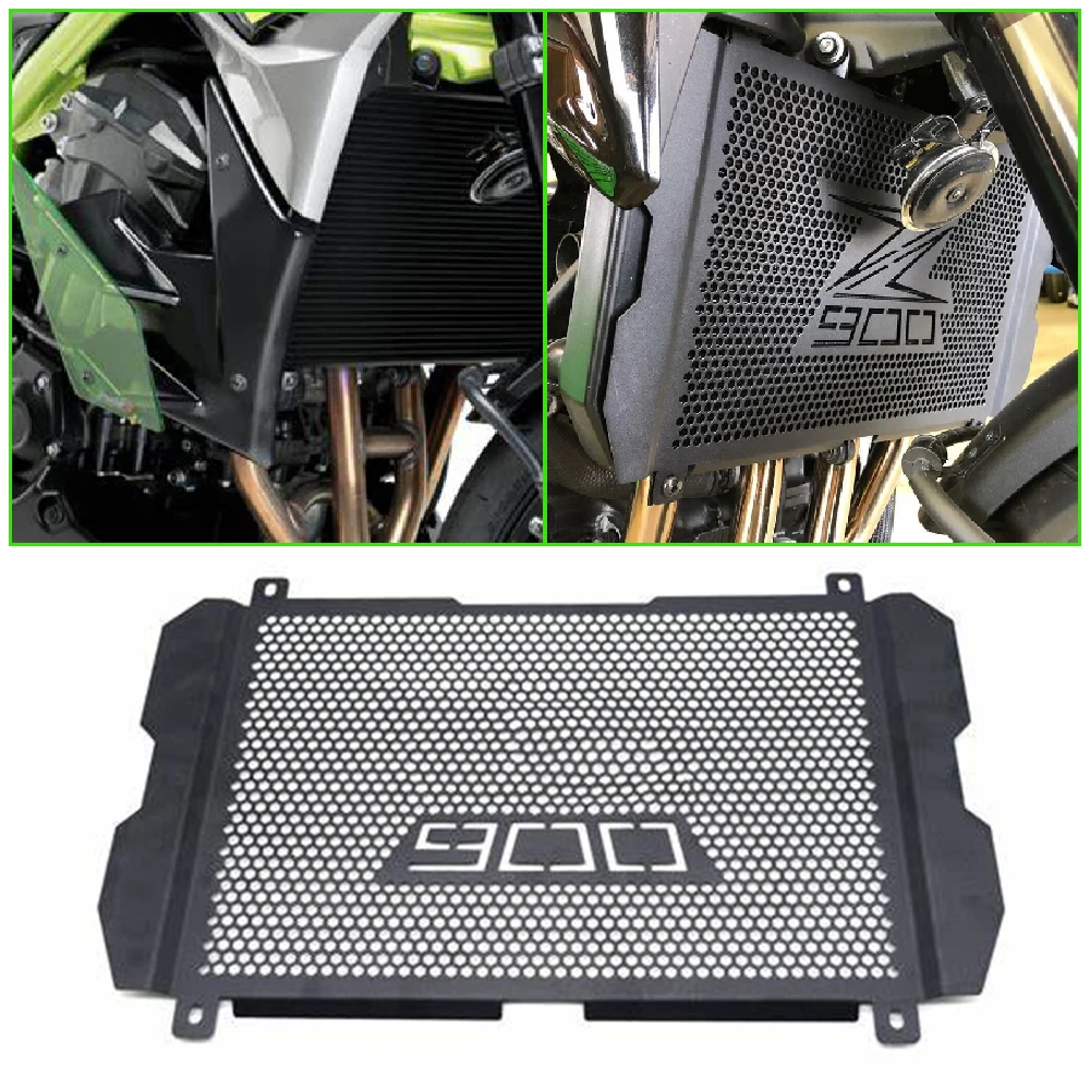 Подходит для Kawasaki Z900 SE ABS ZR900 2017-2020 2021 2022 2023 2024, решетка радиатора мотоцикла, крышка, защита двигателя, охладитель