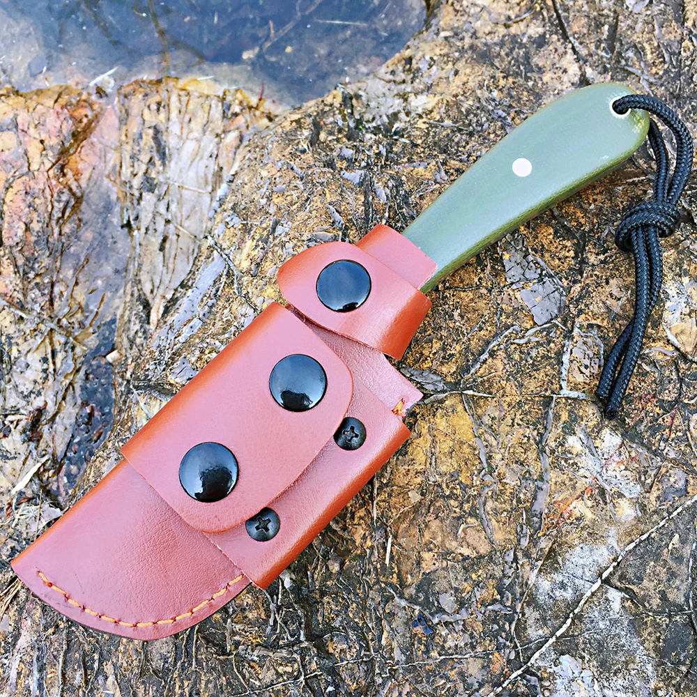 WF220 Fixed Blade Bushcraft Knife Full tang Hunting Straight Knives Camping tactical Survival Knife Tool