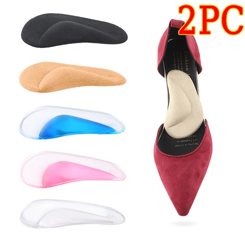 Orthotic Insole Arch Support Silicone Insole Flat Foot Flatfoot Corrector Soft Elastic Shock Cushion Insert Gel Orthopedic Pad