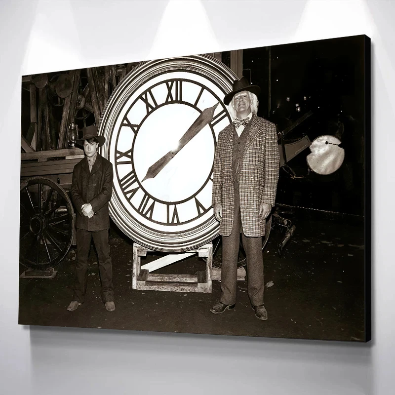 Retro Famous Movie Back To The Future Poster Canvas Painting Vintage Classic Wall Picture For Modern Living Room Home Decor