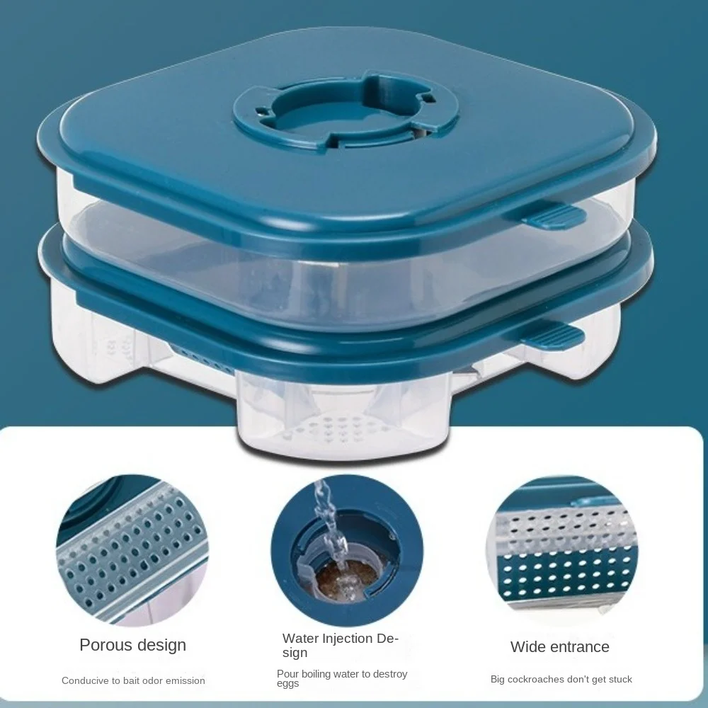 Garden Drop-proof Automatic Bugs Catcher Insect Catcher Cockroach Trap Box Cockroach Killer Traps