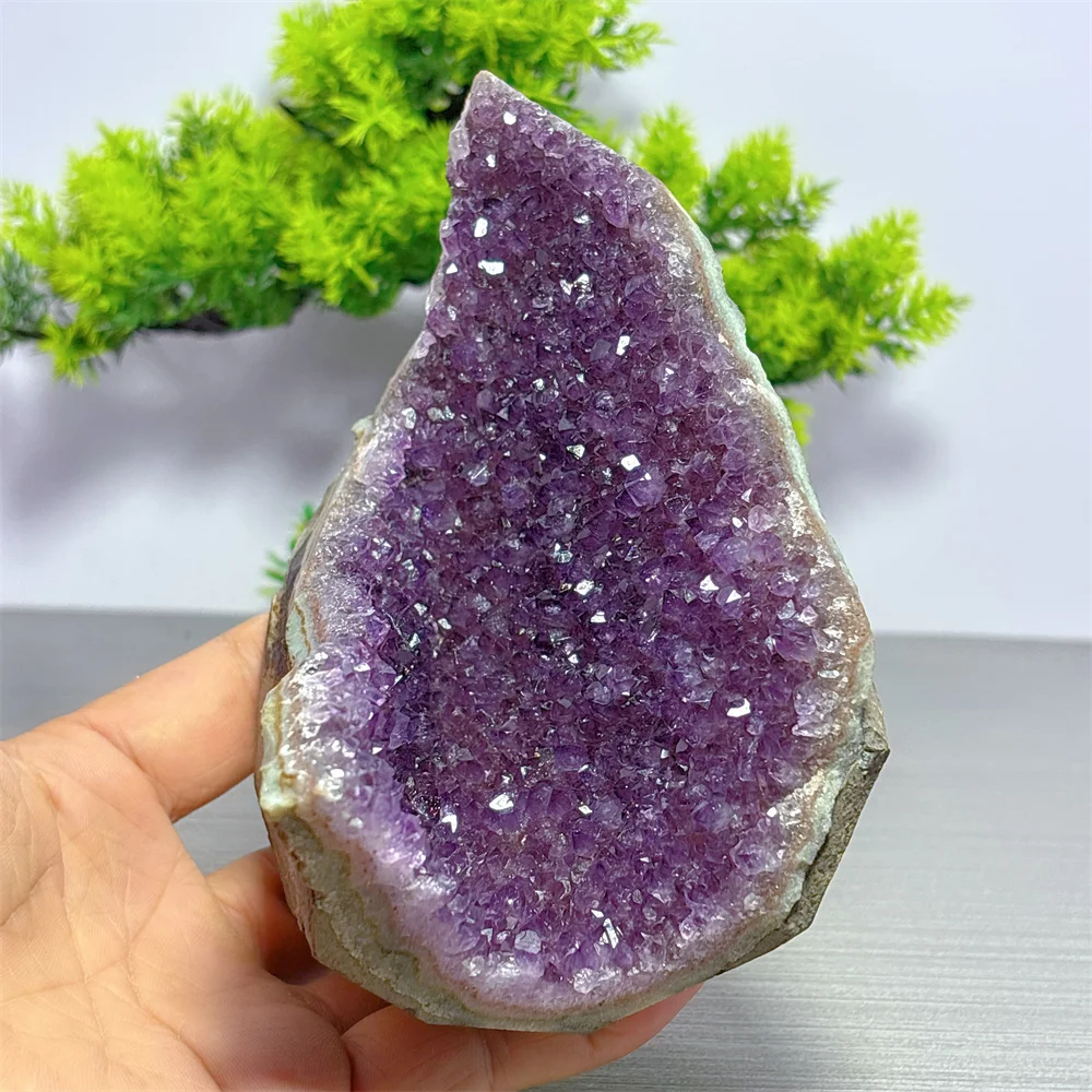 Uruguay Amethyst Free Form Natural Crystal Home Decoration Room decor Luck Quartz Stone Garden Healing Energy Love Gifts Geode