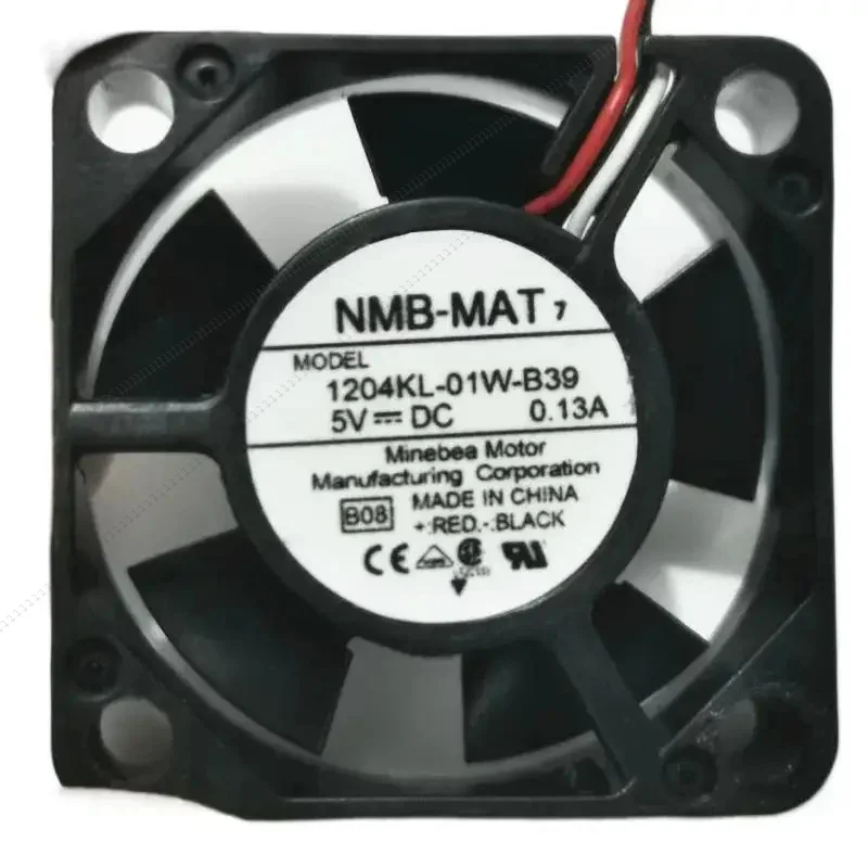 

W NMB-MAT 1204KL-01W-B39 B08 DC 5V 0.13A 30x30x10mm Server Cooling Fan