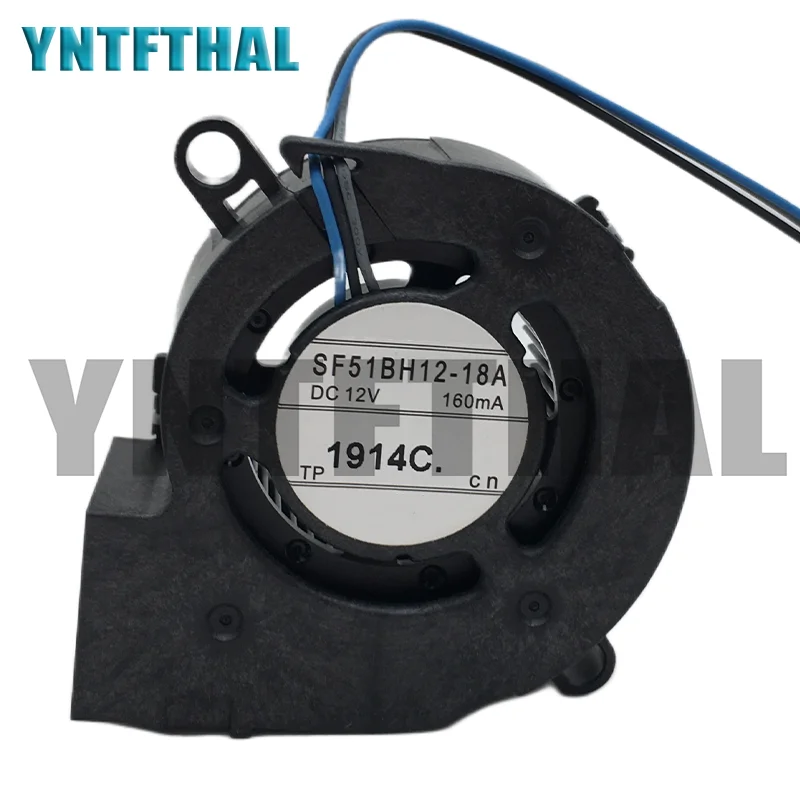 Cooling Fan SF51BH12-18A DC 12V 160mA 0.016A 3 Wires 50*50*20MM 5020